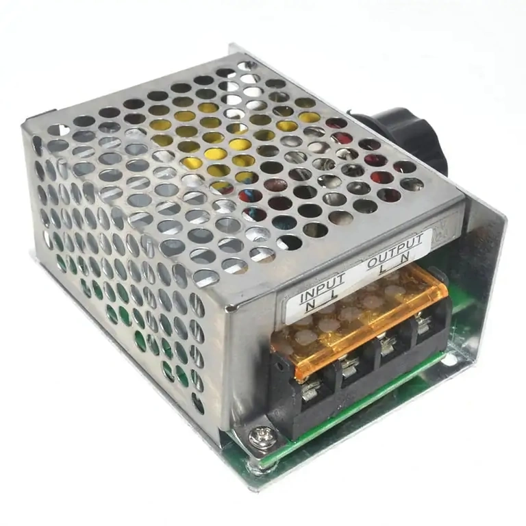 Regula intensidade de lâmpadas e temperatura de resistências elétricas