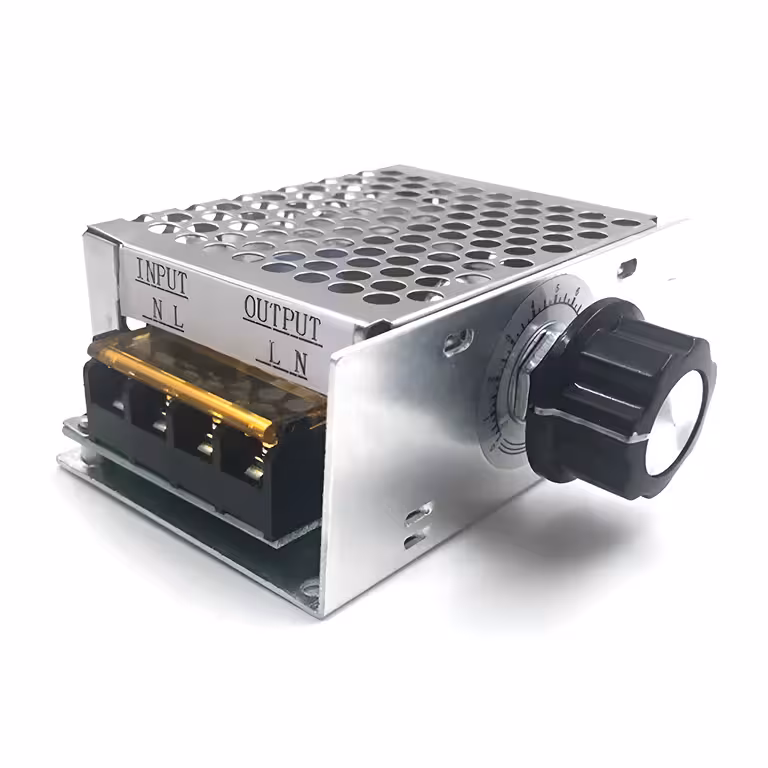 Variador de Tensão 220V AC 4000W – Regulador de Velocidade Motor Elétrico para Esmeril Ventilador Exaustor