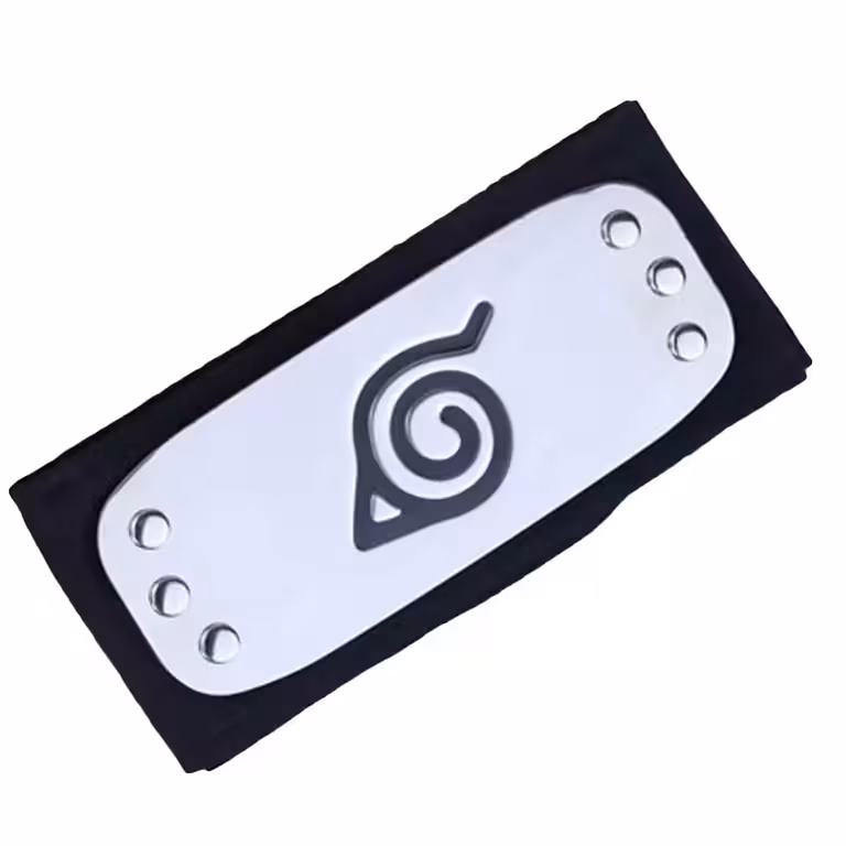 Bandana Naruto Original Headband Vila da Folha Konoha – Acessório Cosplay Ninja