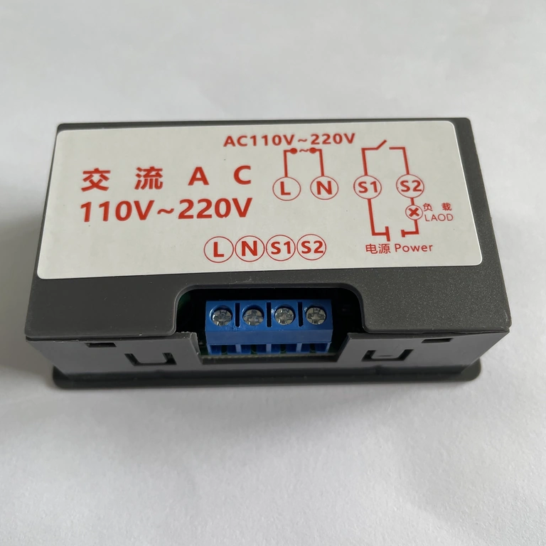 Relé de potência 10A 1500W com temporizador Relé temporizador para cargas altas, compatível 1500W, 10A