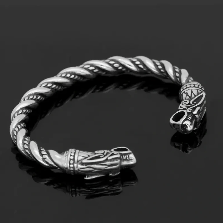 Pulseira para guerreiros nórdicos, símbolo de coragem e lealdade