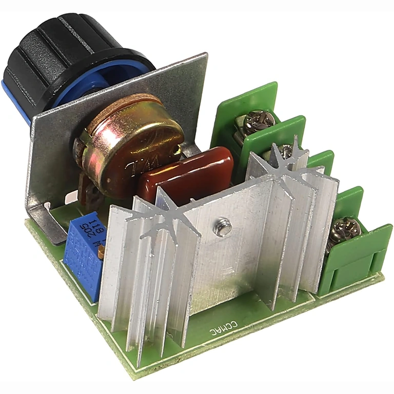 Regulador de tensão AC para ventilador ou lâmpada Módulo dimmer 220V ideal para ajuste de ventiladores e lâmpadas