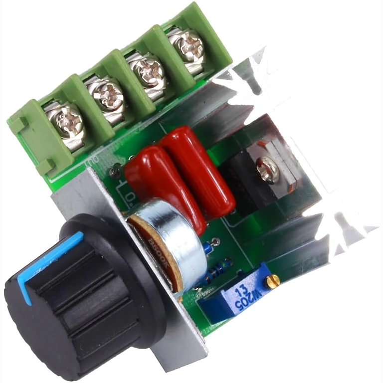 Dimmer elétrico 220V – 2000W Variador de tensão para controle de intensidade luminosa