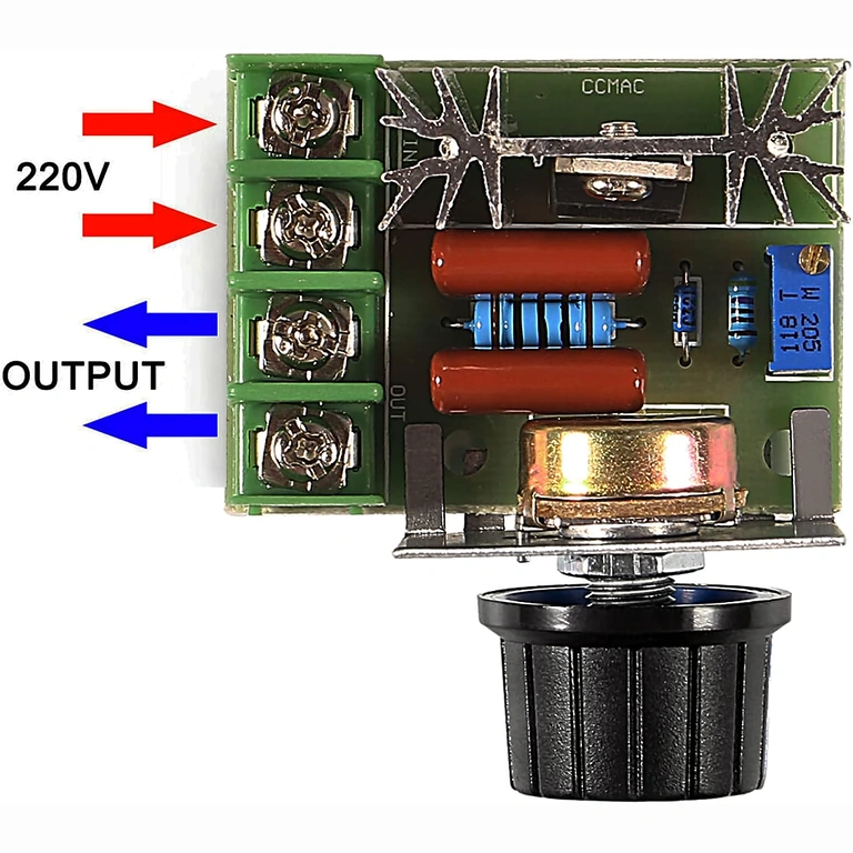 Esquema de montagem variador de tensão 220V Diagrama de conexão para variador de tensão 220V