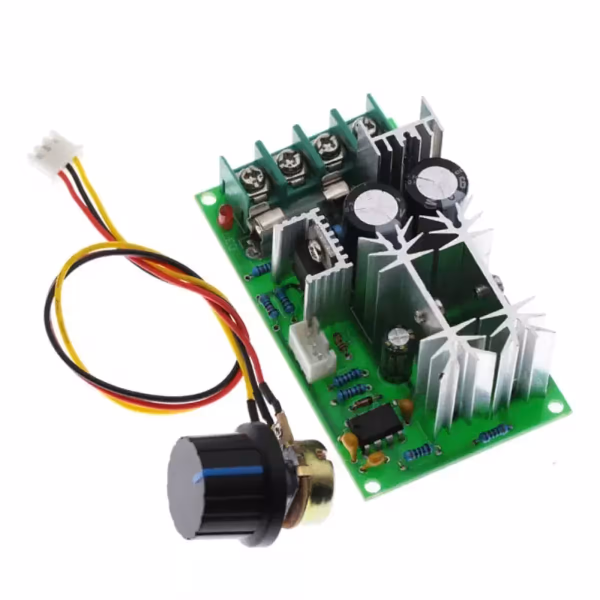 Controlador de rotação PWM para motores DC 10–60V