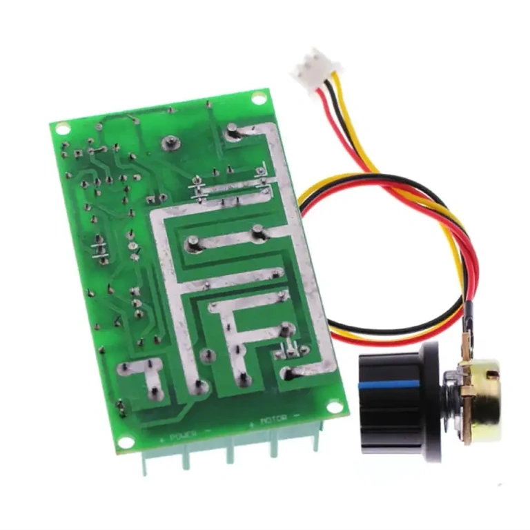 Regulador PWM 20A para motor elétrico DC Variador de velocidade DC 20A compatível com ventiladores, bombas, LEDs