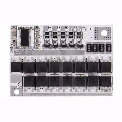 BMS 5S 100A 21V – Módulo de Proteção e Balanceamento para Baterias Li-Ion 18650