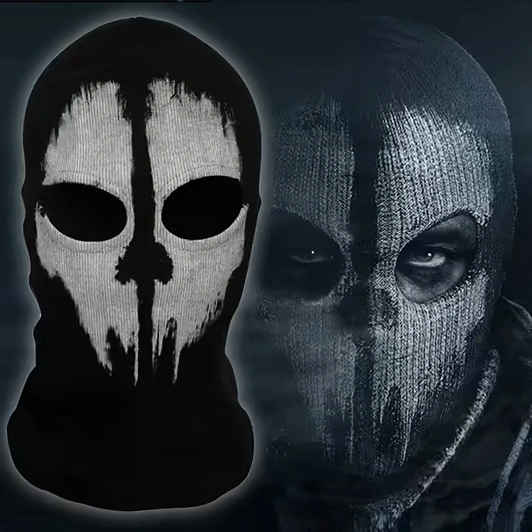 Máscara térmica Call of Duty Ghosts, ideal para esportes de inverno, esqui e snowboard