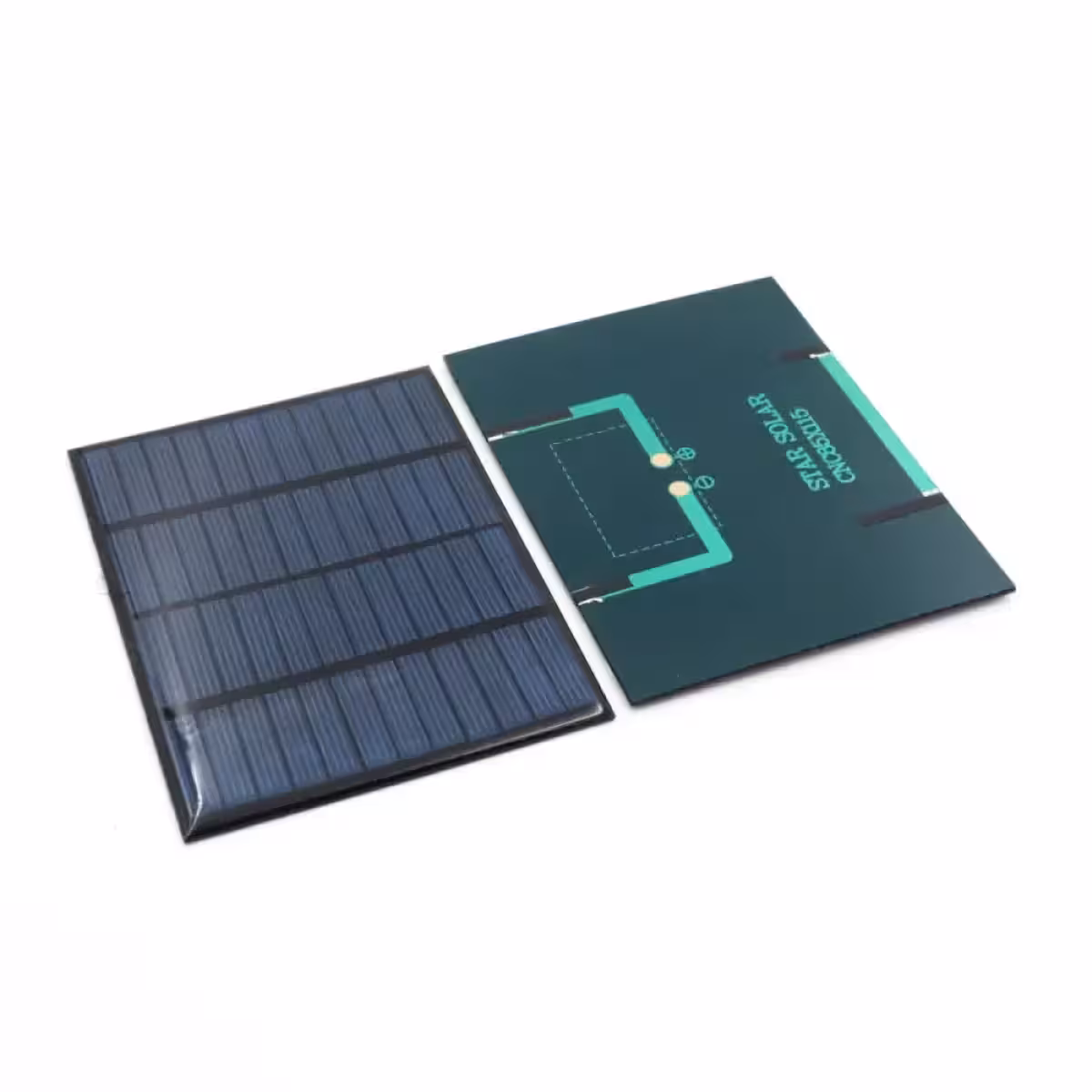Kit com painel solar pequeno para projetos DIY, 12V ou 6V