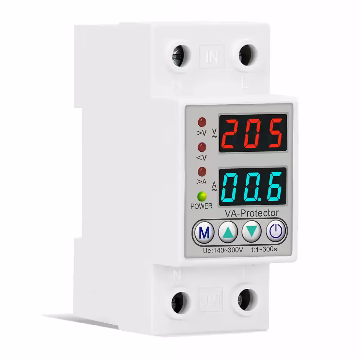 Relé de proteção contra sobretensão com display digital para tensão 220V