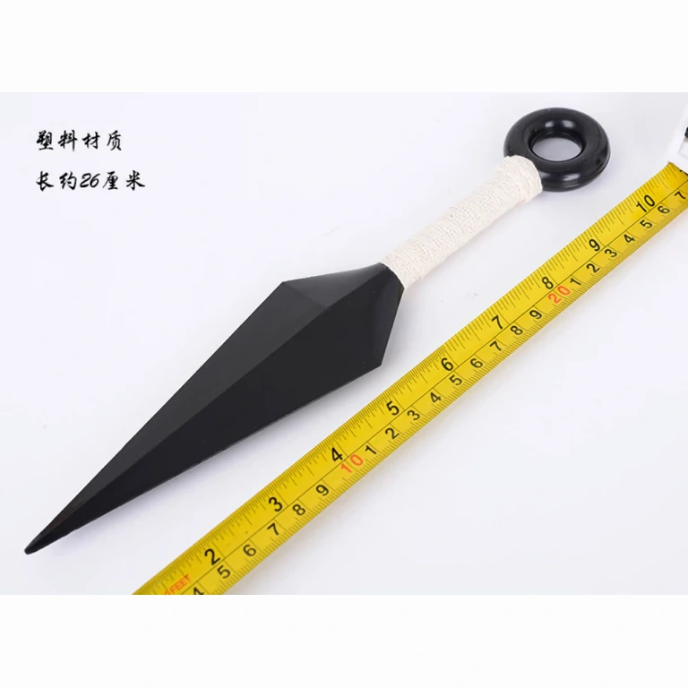 Acessório cosplay Kunai Naruto Acessório cosplay faca ninja Kunai para fãs de Naruto