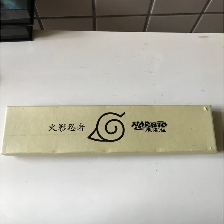 Reprodução de faca Naruto para exposição Kunai réplica para display inspirada na série anime Naruto