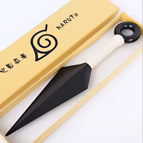 Faca Ninja Kunai Naruto – Réplica Plástica ABS 1:1 para Fãs de Anime
