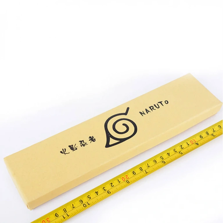 Faca decorativa Kunai falsa – réplica Naruto Faca falsa para decoração ou coleção, estilo série Naruto