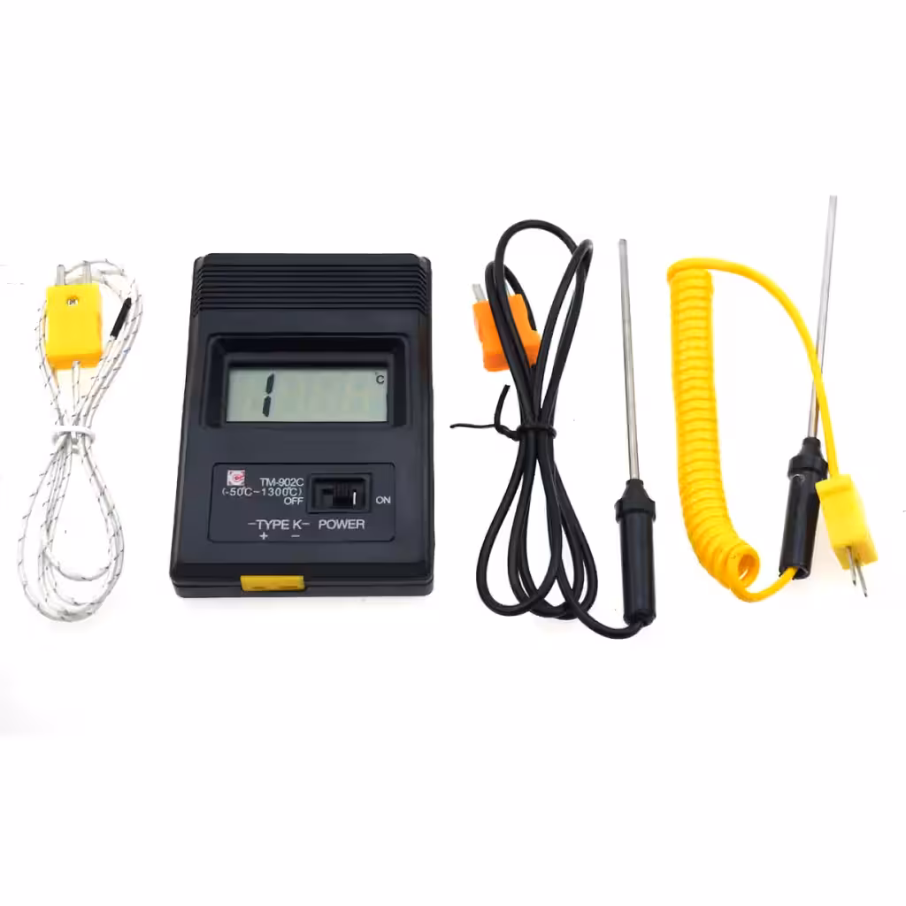 Termômetro Digital Profissional Industrial com Sonda Tipo K – Medição até 1300°C