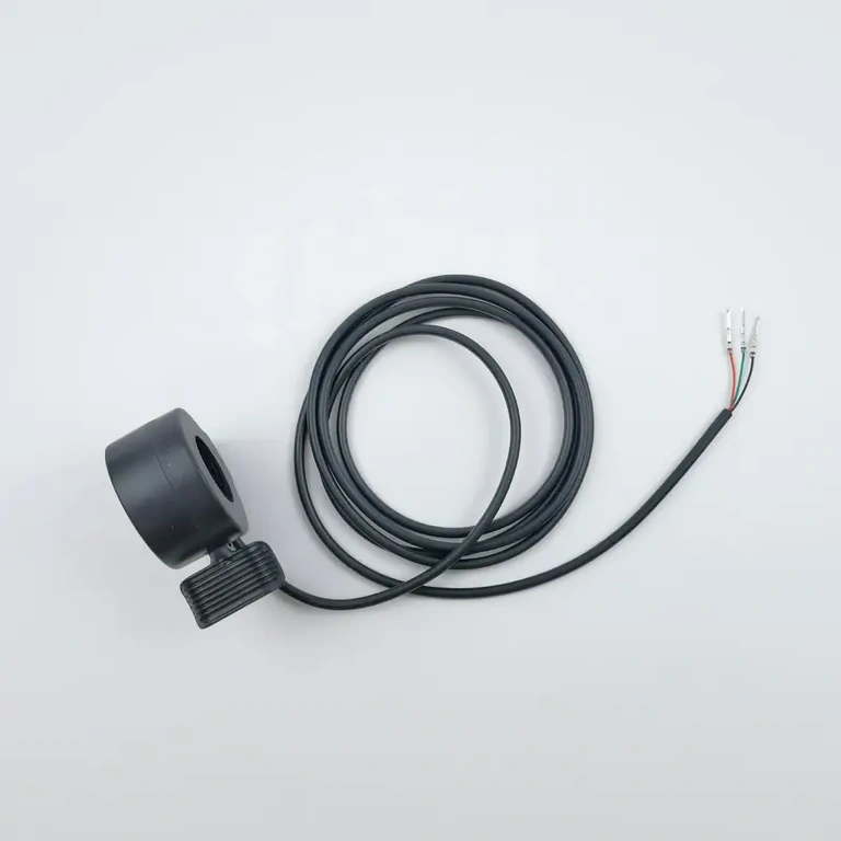 Imagem do conjunto completo de punho para bicicleta elétrica com 3 fios