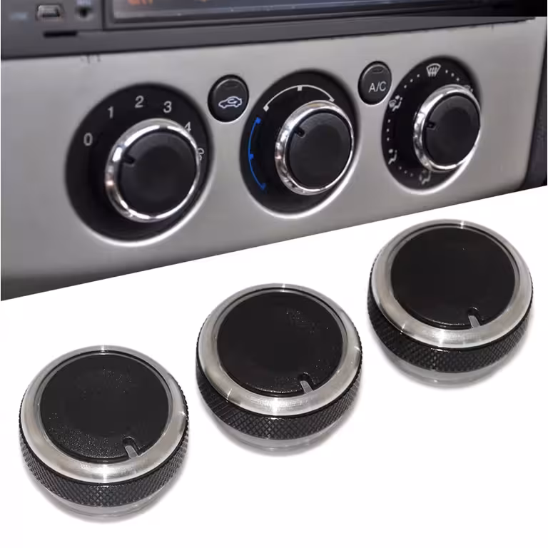 Botões Painel Ar Condicionado Ford Focus 2, 3 e Mondeo 4 – Conjunto 3 Peças
