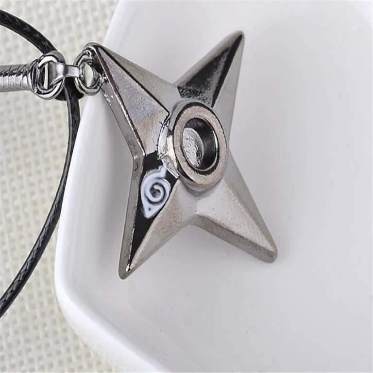 Pingente estrela arremessável Shuriken para cosplay