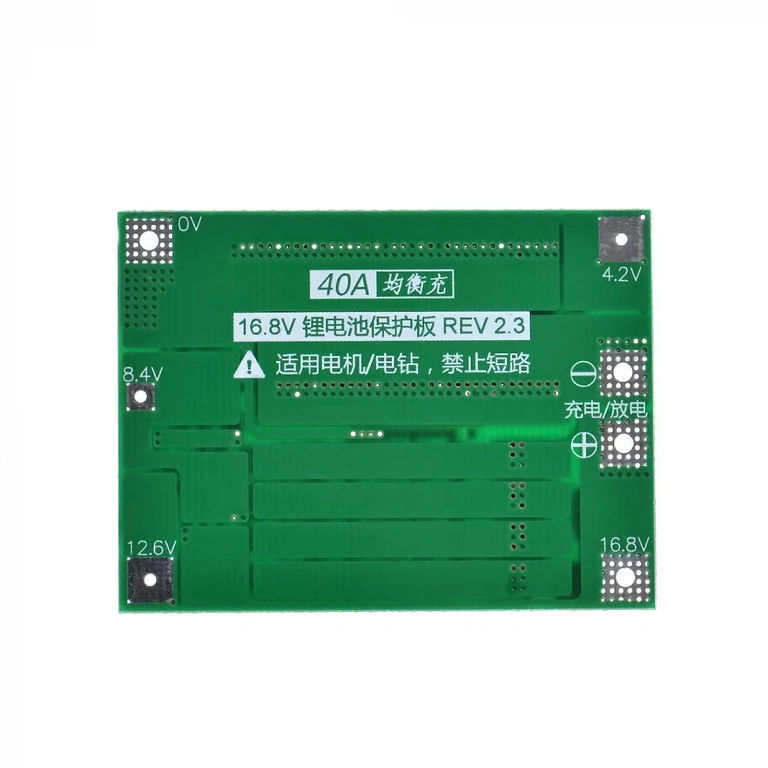 Placa eletrônica BMS 4S para proteção de acumuladores Li-ion