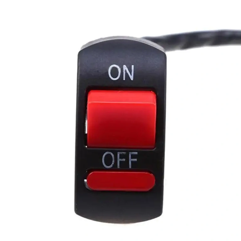 Interruptor toggle ON/OFF para sistema elétrico da motocicleta