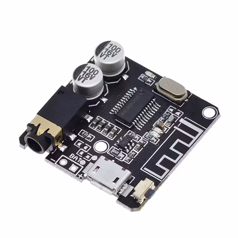 Receptor Áudio Bluetooth 5.0 VHM-314 com USB – Adaptador Automotivo, Placa de Som Externa, Aplicativo para Celular