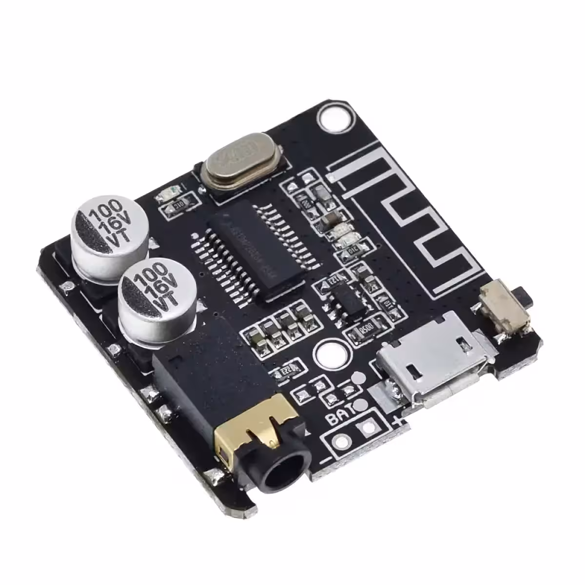 Receptor de áudio Bluetooth com saída jack 3,5mm para caixas de som e fones