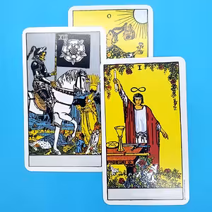 Cartas de Tarot Cigano Rider Waite – Conjunto Completo 78 Cartas para Adivinhação