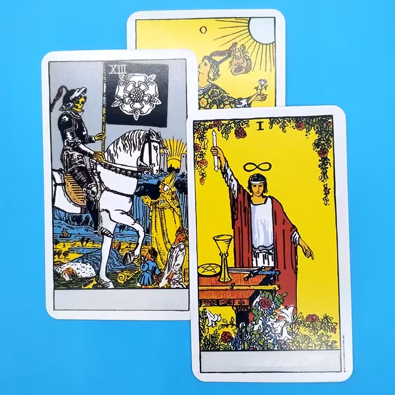 Cartas de Tarot Cigano Rider Waite – Conjunto Completo 78 Cartas para Adivinhação