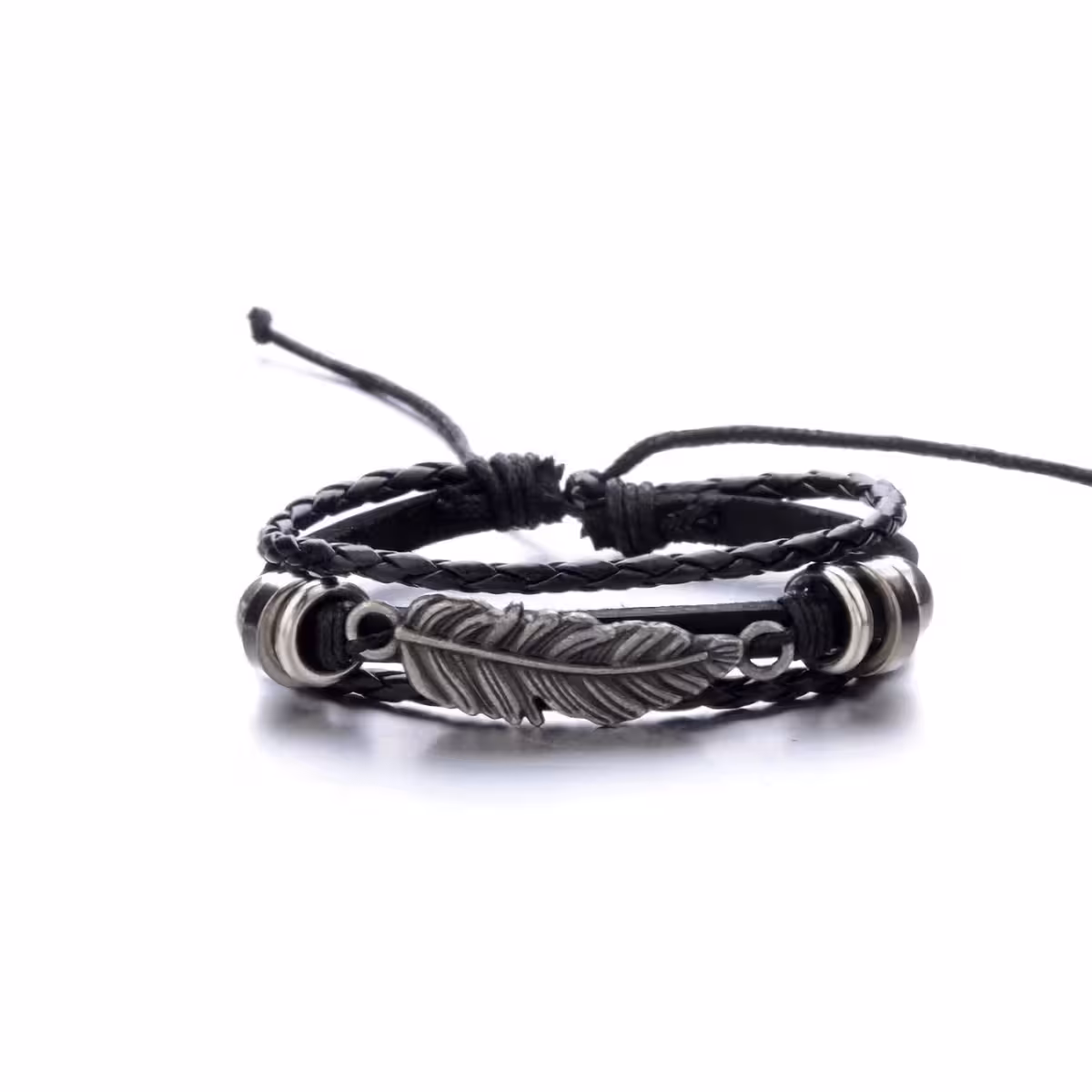Estilo casual ou urbano – pulseiras masculinas feitas à mão