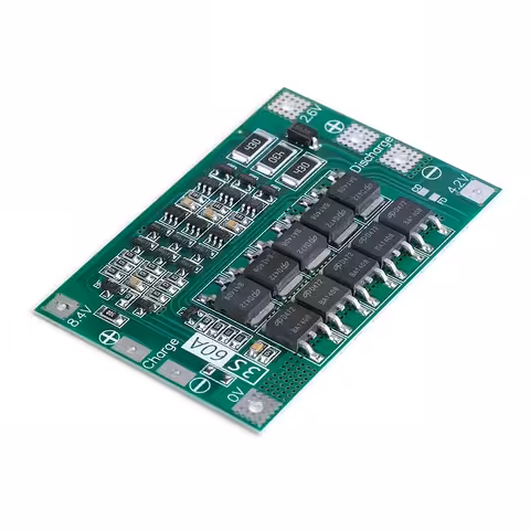 Módulo BMS 3S 60A para Baterias 18650 Li-Ion – Proteção de Carga, Descarga e Balanceamento
