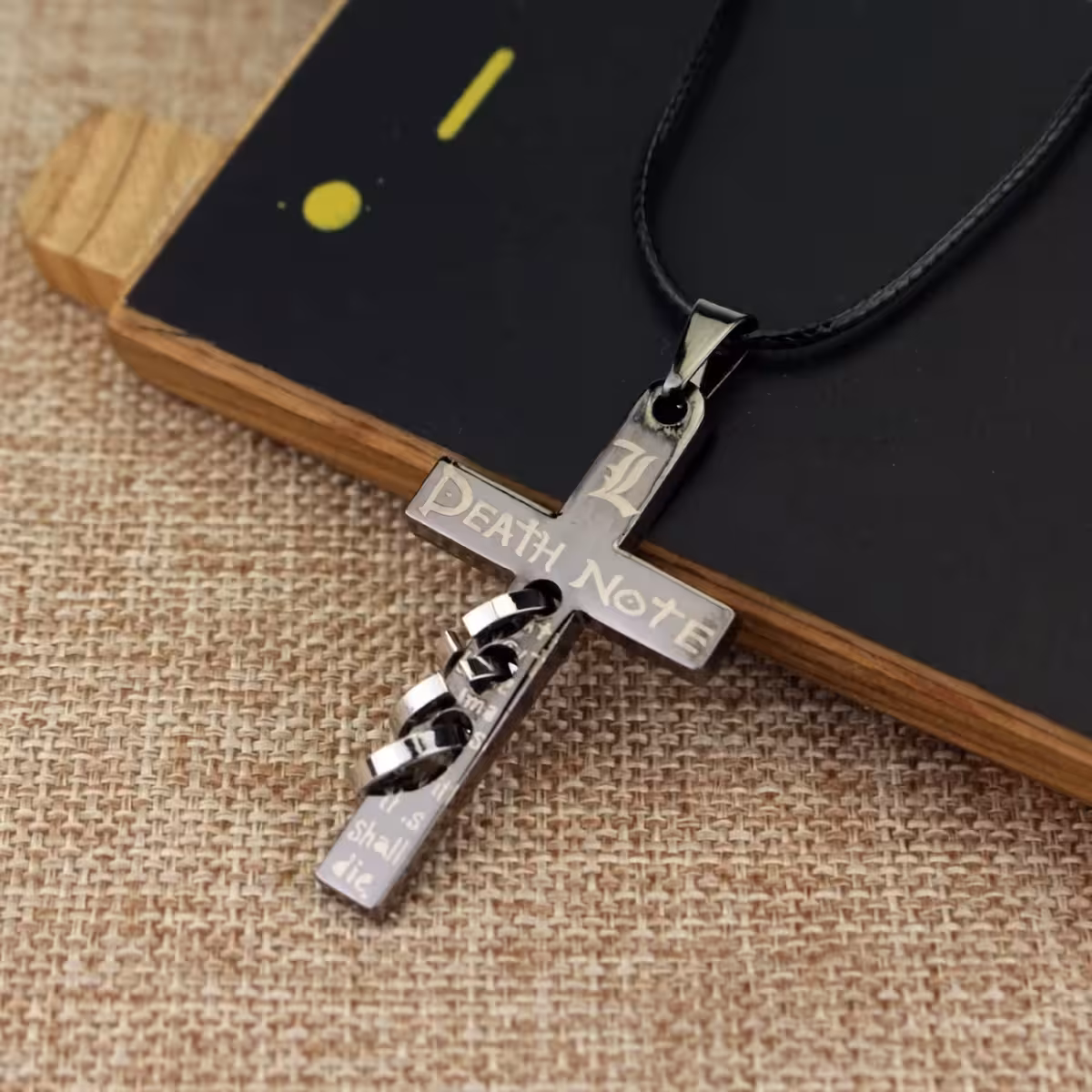 Pingente com cordão para cosplay Death Note