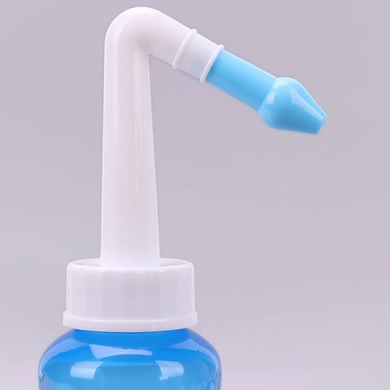 Garrafa para higiene nasal, eficaz no tratamento da sinusite