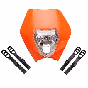 Máscara Facial Far Moto Universal Enduro Cross KTM Supermoto Street Fighter Naked – 12V 35W