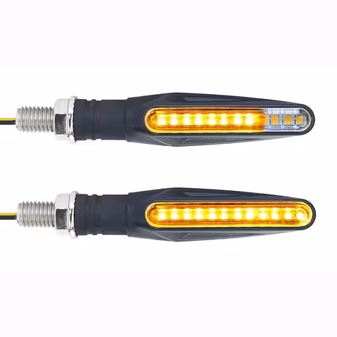 Sinalizadores Moto LED Dinâmicos Universais Scooter ATV