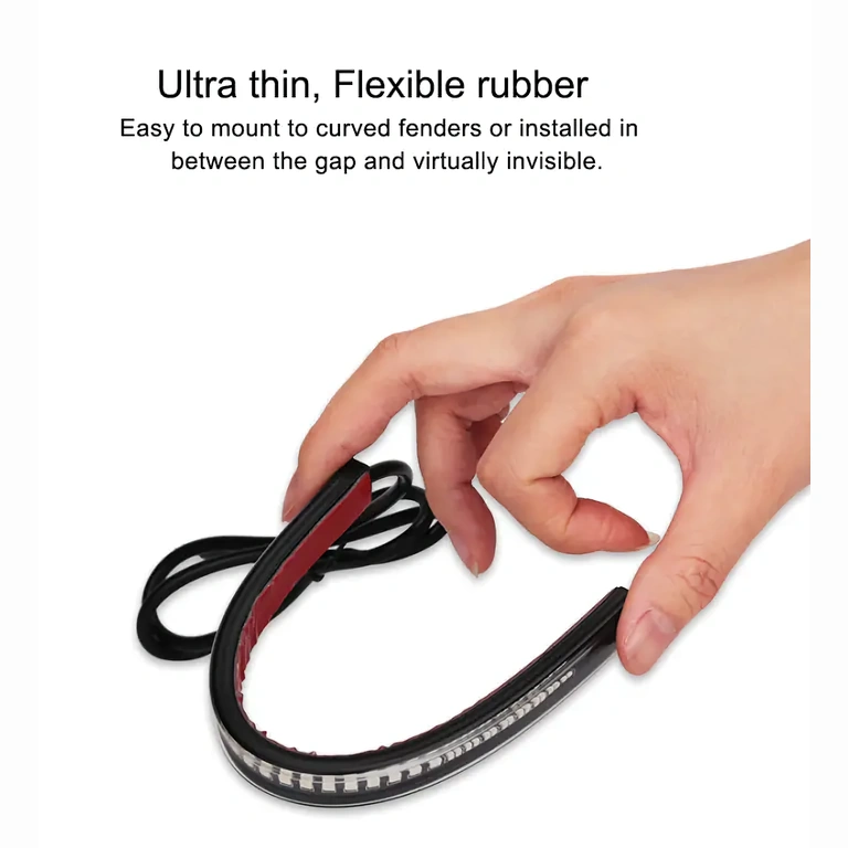 Fita adesiva com LEDs para sinalização esquerda/direita