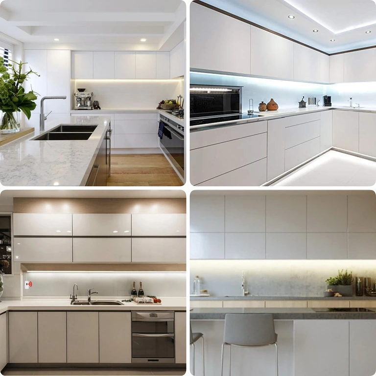 Fita LED com sensor para instalação sob armário ou bancada