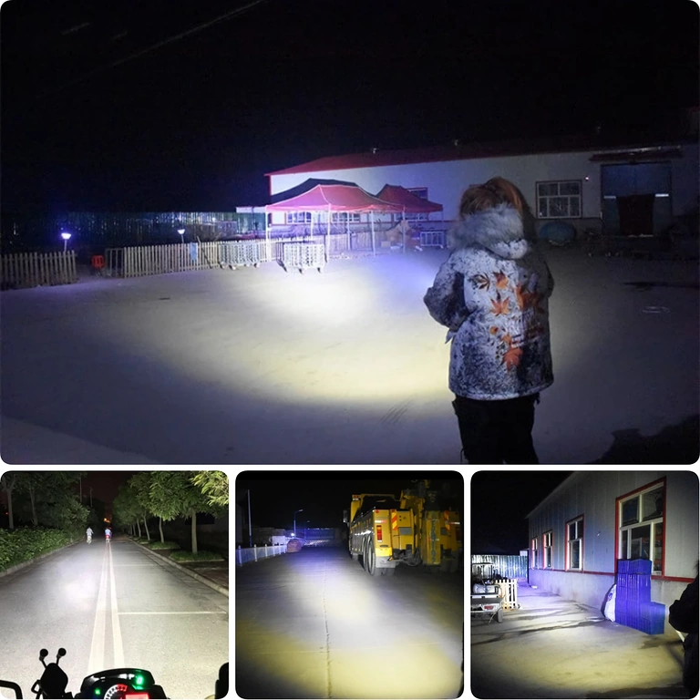Projetor LED potente 12W Iluminação potente para segurança e visibilidade