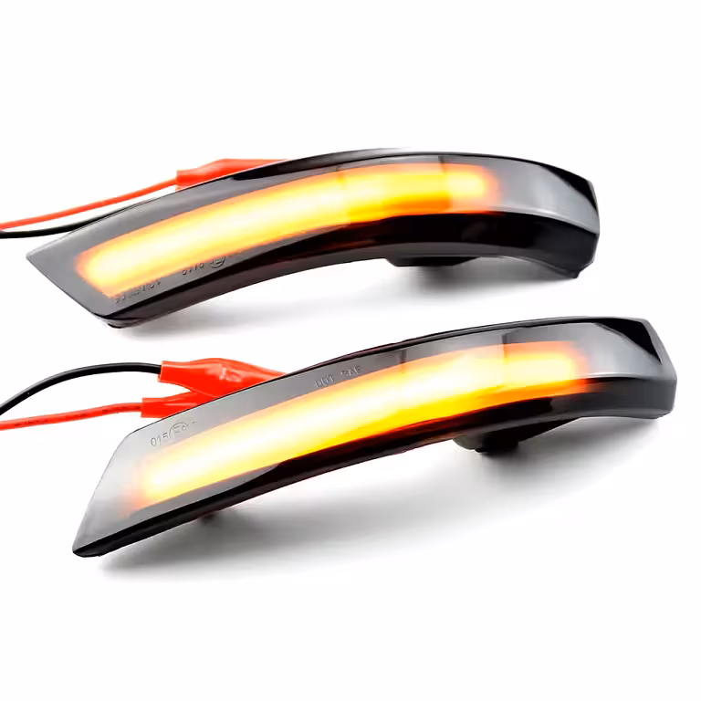 Sinalização Dinâmica Espelho LED Ford Focus 2, 3, Mondeo Mk4 – Conjunto 2 Peças
