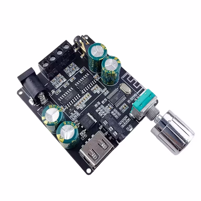 Amplificador Áudio Bluetooth Hi-Fi 2x100W Classe D – Módulo Estéreo Automotivo Profissional
