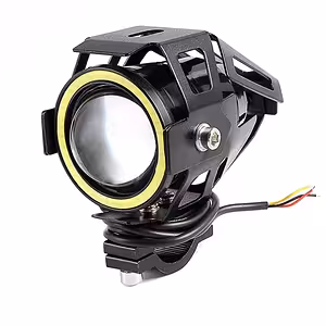 Projetor LED Moto U7 Angel Eyes – Farol Universal 12–85V para Motocicleta, ATV, Scooter Elétrico