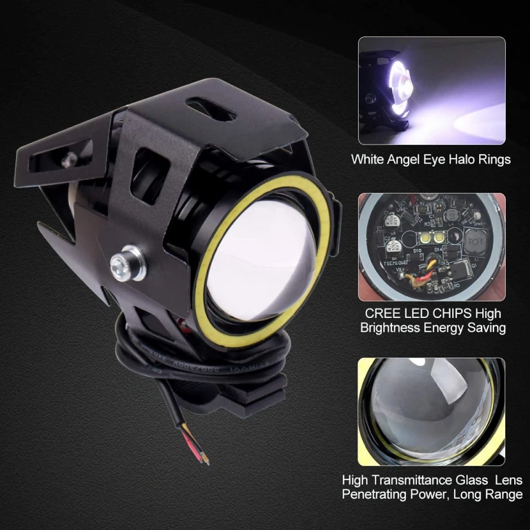Projetor de neblina LED modelo U7 ideal para ATVs e off-road