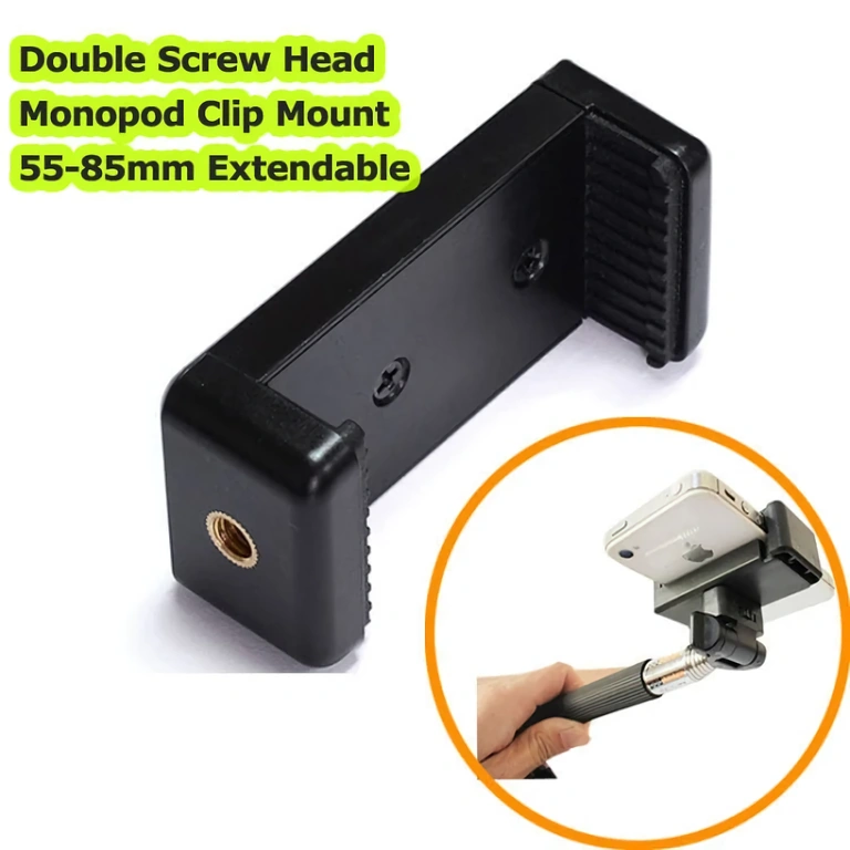 Suporte universal clipe para celular Pinça universal para fixação de smartphone em tripé