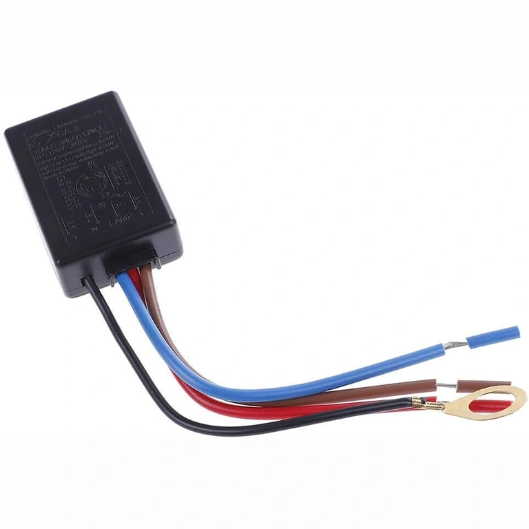 Dimmer interno com 3 níveis de intensidade para lâmpadas LED