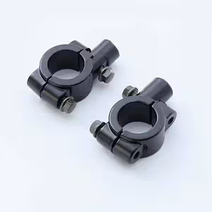 Suporte para Espelhos de Moto com Adaptador de Braçadeira para Motocicleta, Scooter, ATV, Bicicleta e Scooter Elétrica