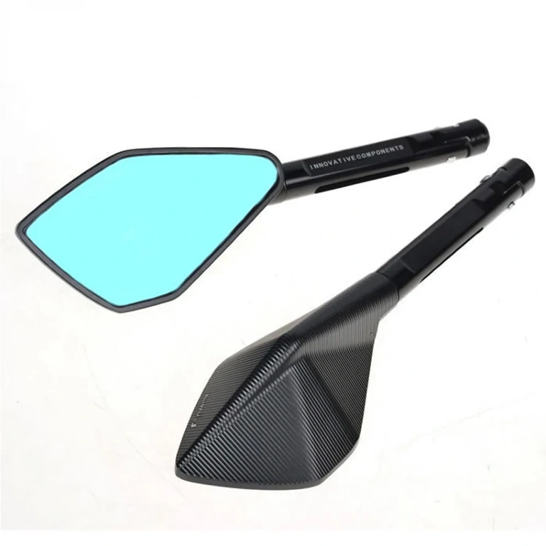 Design esportivo estilo Rizoma, espelhos ajustáveis para motocicleta