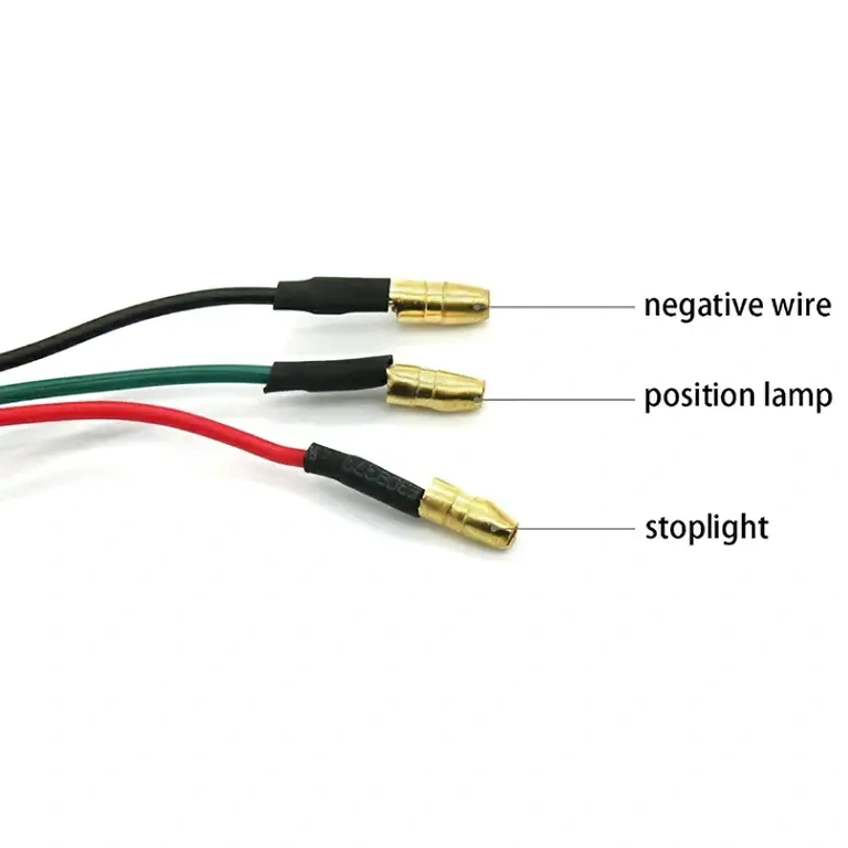 Conjunto luz traseira enduro MX Luz traseira completa para motos MX e enduro com LEDs