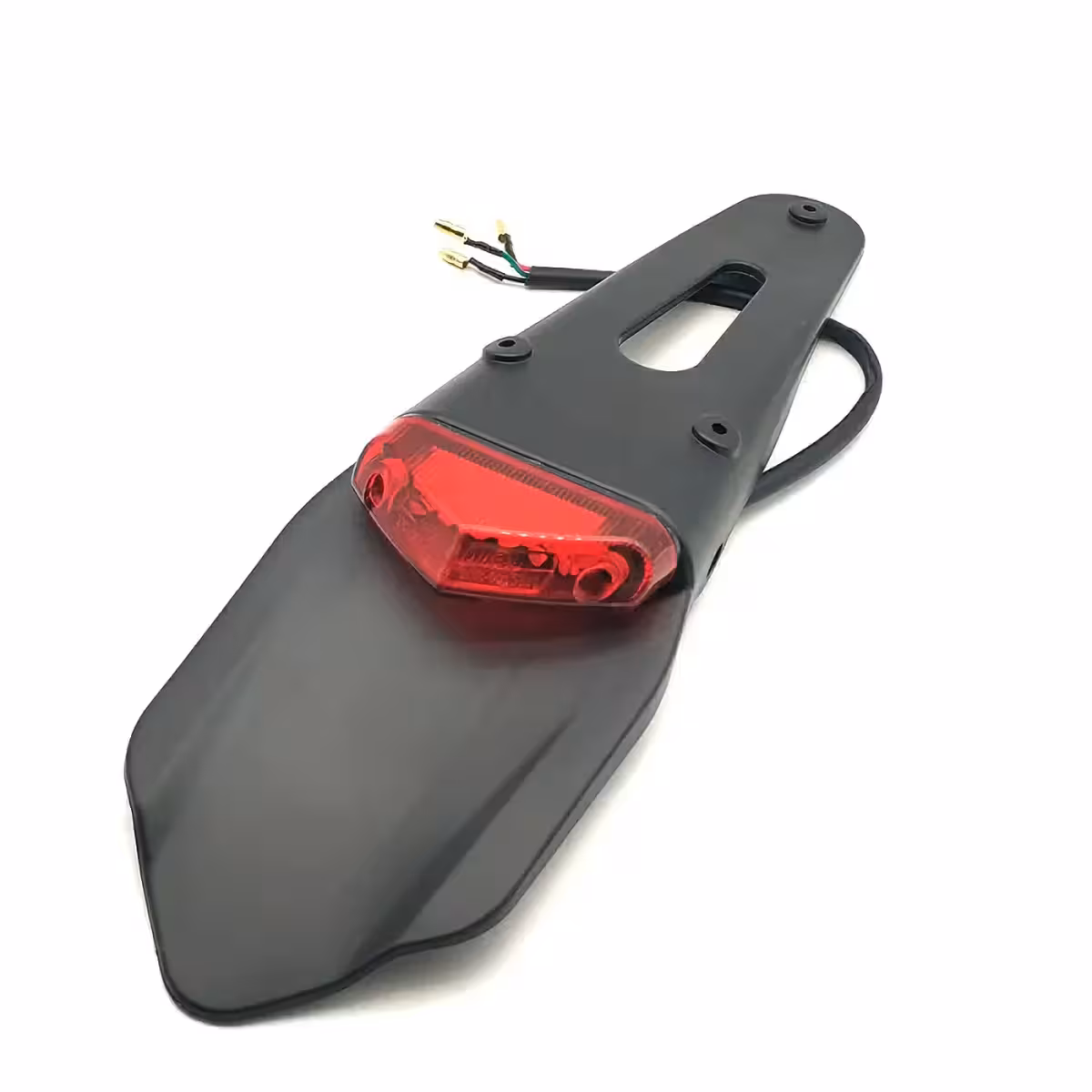 Luz traseira LED para motos enduro, baixo consumo de energia