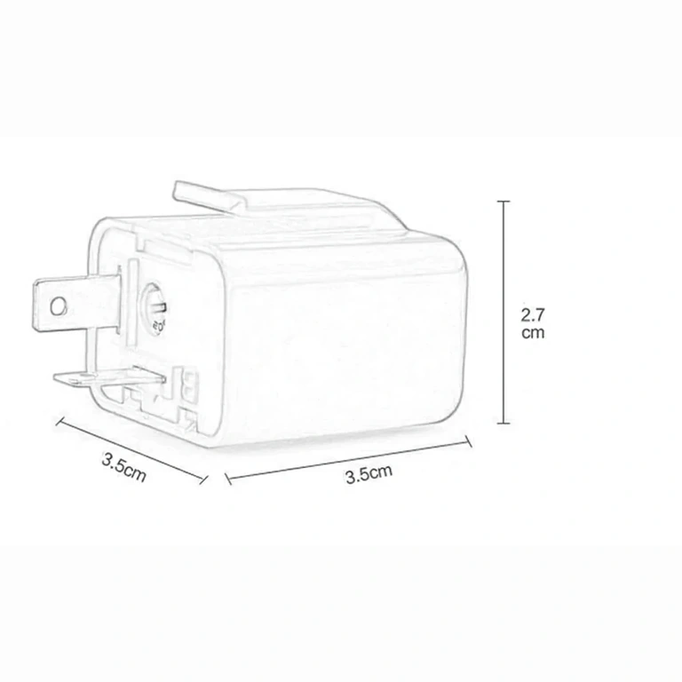 Relé de sinalização LED com instalação rápida plug-and-play