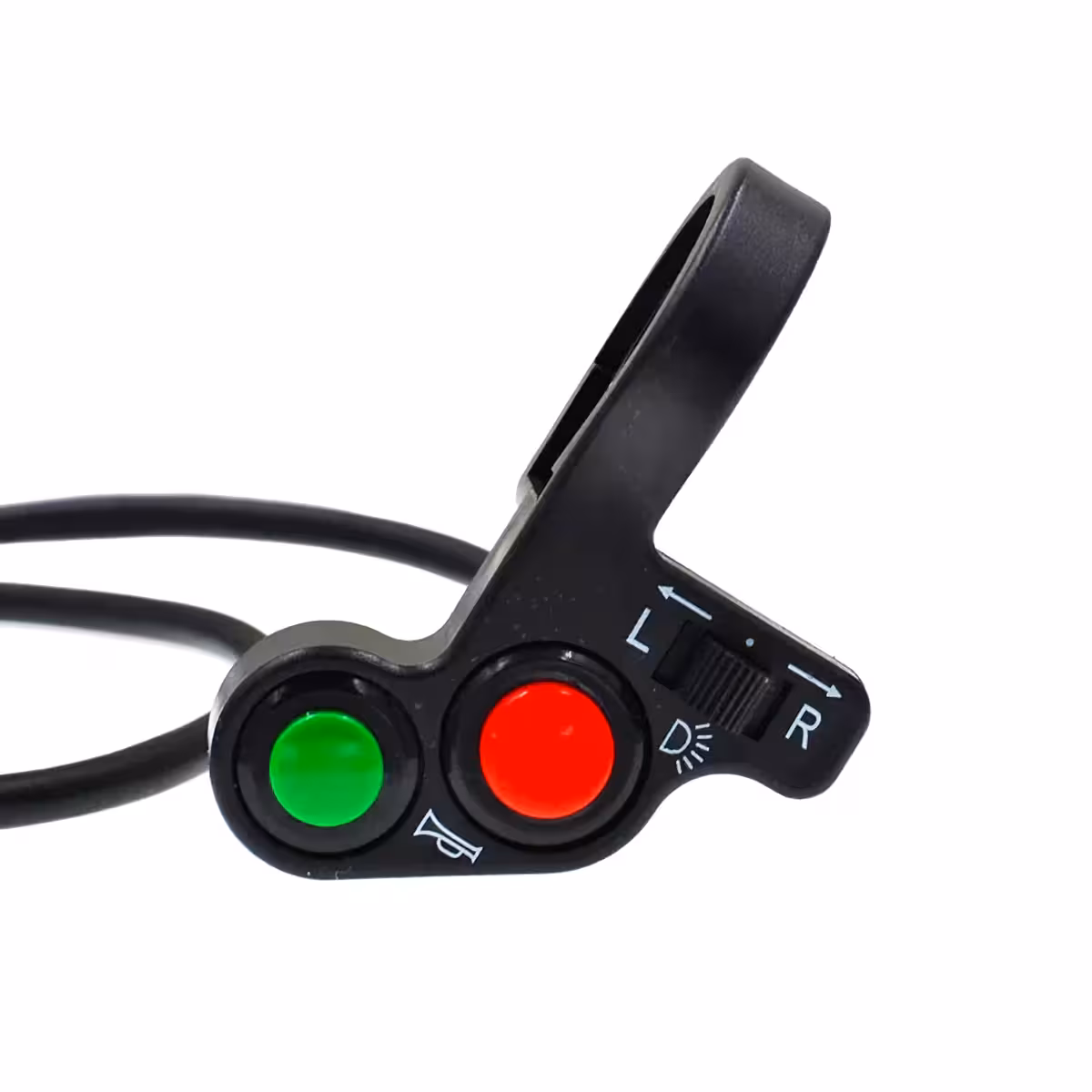 Interruptor para controle de sinalizações de bicicleta ou patinete