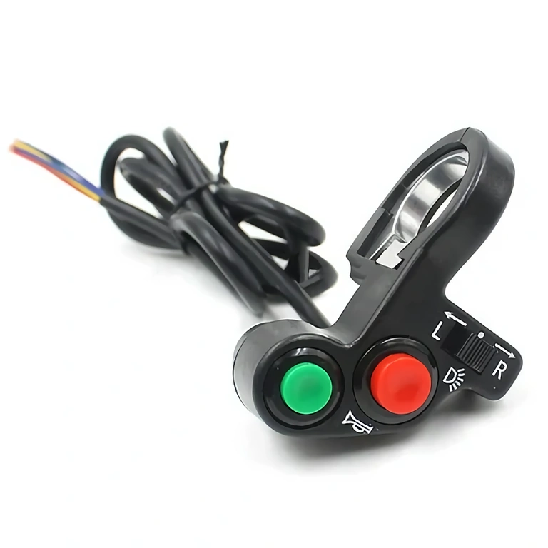 Interruptor elétrico para bicicleta ou scooter Interruptor montável no guidão para patinete ou bicicleta elétrica 12V-48V